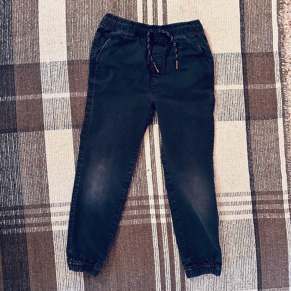 Hanna Andersson Skater Grey Joggers - Big Kids Size 6-7 Y